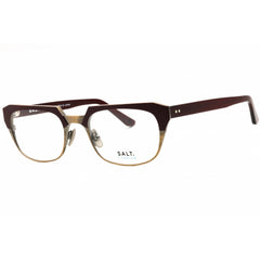 Salt Unisex Eyeglasses - Redwood/Antique Gold Titanium Full Rim Frame | KNOX RDAG