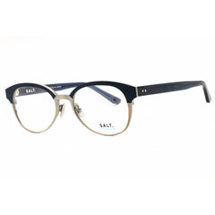 Salt Unisex Eyeglasses - Indigo Blue/Antique Silver Full Rim Frame | MADISON IBAS