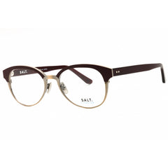 Salt Unisex Eyeglasses - Redwood/Antique Gold-Crimson Full Rim Frame | MADISON RDAG