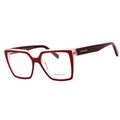 Salvatore Ferragamo Unisex Eyeglasses - Burgundy/Rose Full Rim Frame | SF2950N 614