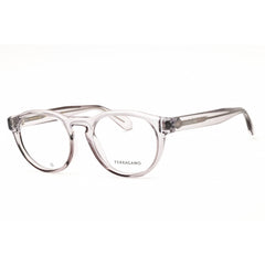 Salvatore Ferragamo Unisex Eyeglasses - Transparent Grey Round Frame | SF2987E 020