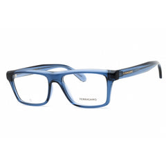 Salvatore Ferragamo Unisex Eyeglasses - Transparent Azure Full Rim Frame | SF2988 450
