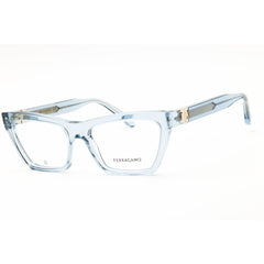 Salvatore Ferragamo Unisex Eyeglasses - Transparent Azure Acetate Frame | SF3021 450