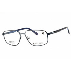 Spyder Unisex Eyeglasses - Navy Metal Rectangular Shape Full Rim Frame | SP4033 414