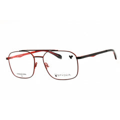 Spyder Unisex Eyeglasses - Black Diamond Metal Rectangular Shape Frame | SP4038 001