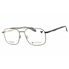 Spyder Unisex Eyeglasses - Navy Metal Rectangular Shape Full Rim Frame | SP4038 414