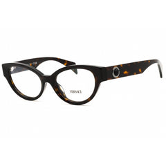 Versace Unisex Eyeglasses - Plastic Havana Full Rim Cat Eye Shape Frame | 0VE3361U 108