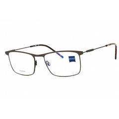 Zeiss Unisex Eyeglasses - Titanium Satin Gunmetal Rectangular Frame | ZS22102 070