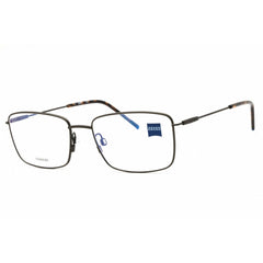 Zeiss Unisex Eyeglasses - Titanium Satin Gunmetal Rectangular, 58mm | ZS22103 070