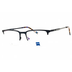 Zeiss Unisex Eyeglasses - Metal Satin Blue Half Rim Rectangular Frame | ZS23125 403
