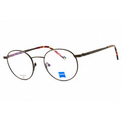 Zeiss Unisex Eyeglasses - Metal Satin Brown Full Rim Round Shape Frame | ZS23141 203