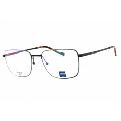 Zeiss Unisex Eyeglasses - Titanium Satin Blue Full Rim Rectangular Frame | ZS24155 403