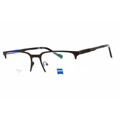 Zeiss Unisex Eyeglasses - Titanium Satin Brown Rectangular Shape Frame | ZS25160 203