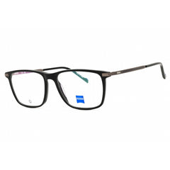 Zeiss Unisex Eyeglasses - Acetate Black Full Rim Rectangular Frame, 55mm | ZS25723 001