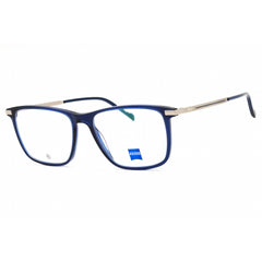 Zeiss Unisex Eyeglasses - Acetate Transparent Blue Full Rim Frame, 58mm | ZS25723 400