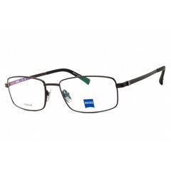 Zeiss Unisex Eyeglasses - Titanium Black Full Rim Rectangular, 54mm | ZS40004 099