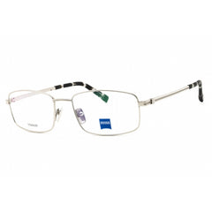 Zeiss Unisex Eyeglasses - Titanium Light Gun Full Rim Rectangular Frame | ZS40004 022