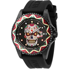 Invicta Men's Watch - Pro Diver Latam Multicolor Dial Black Silicone Strap | 43754