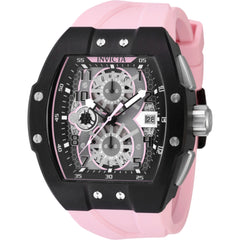 Invicta Men's Watch - Invicta Racing Quartz Chronograph Black Case Pink Strap | 48336