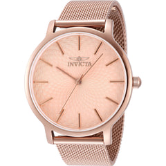 Invicta Women's Watch - Wildflower Quartz Rose Gold Dial Steel Mesh Bracelet | 48974