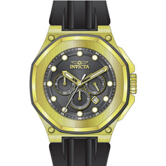 Invicta Men's Watch - Akula Chronograph Gunmetal Dial Black Silicone Strap | 49142