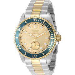 Invicta Men's Watch - Pro Diver Quartz Gold Dial Two Tone Steel Bracelet | 49425