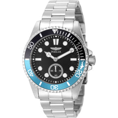 Invicta Men's Watch - Pro Diver Quartz Black Dial Stainless Steel Bracelet | 49437