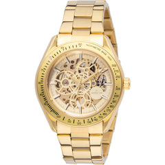Invicta Men's Watch - Objet D Art Automatic Gold Tone Skeleton Dial Bracelet | 49501