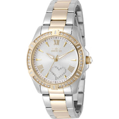 Invicta Women's Watch - Angel Quartz Silver Tone Dial Two Tone Steel Bracelet | 49844