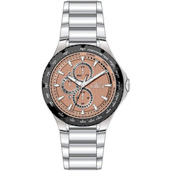 Invicta Men's Watch - Aviator Quartz Chrono Pink Dial Stainless Steel Bracelet | 50102