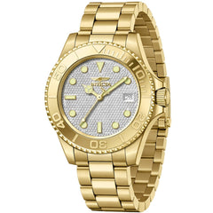 Invicta Men's Watch - Pro Diver Quartz Silver Tone Dial Yellow Gold Bracelet | 50280