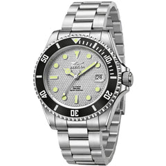 Invicta Men's Watch - Pro Diver Mechanical Silver Stainless Steel Bracelet | 50282