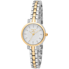 Invicta Women's Watch - Angel IBI Crystal White Dial Two Tone Bracelet | 69067