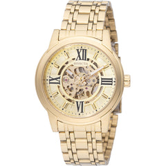 Invicta Men's Watch - Objet D Art Automatic Gold Tone Skeleton Dial Bracelet | 69129