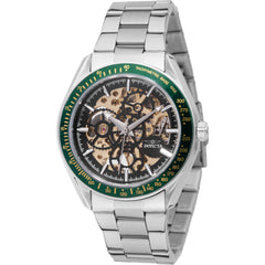 Invicta Men's Watch - Objet D Art Automatic Black Skeleton Dial Steel Case | 69452