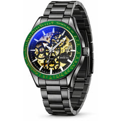 Invicta Men's Watch - Objet D Art Automatic Skeleton Dial Black Bracelet | 69504
