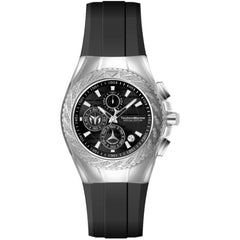 Technomarine Men's Watch - Cruise Glitz Chronograph Black Silicone Strap | TM-125015