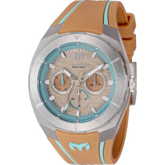 Technomarine Men's Watch - Cruise Brown and Blue Dial Silicone Strap | TM-125020