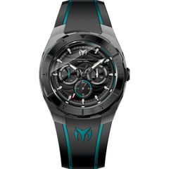 Technomarine Men's Watch - Cruise Black Dial Silicone Rubber Strap Date | TM-125021