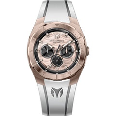 Technomarine Men's Watch - Cruise Rose Gold Tone and Black Dial Strap | TM-125028