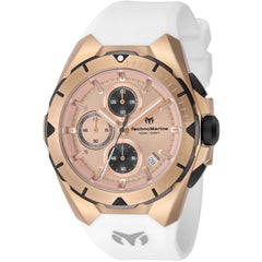 Technomarine Men's Watch - Ocean Victory Chrono Rose Gold and Black Dial | TM-318145