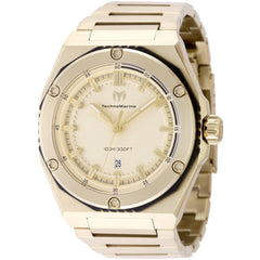 Technomarine Men's Watch - Coral Legacy Quartz Yellow Gold Steel Bracelet | TM-416076