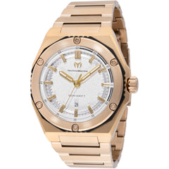 Technomarine Men's Watch - Coral Legacy Silver Dial Yellow Gold Bracelet | TM-416077
