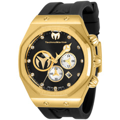 Technomarine Men's Watch - Reef Sun Chrono Gold, Black and Silver Dial | TM-520002