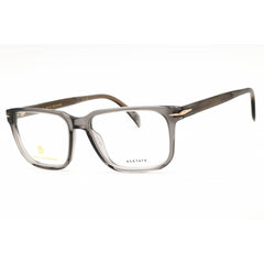 David Beckham Men's Eyeglasses - Transparent Grey Full Rim Frame | DB 1022 0KB7 00