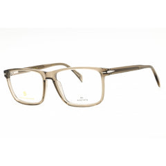 David Beckham Men's Eyeglasses - Mud Plastic Rectangular Shape Frame | DB 1020 079U 00