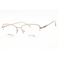 Emozioni Women's Eyeglasses - Peach Pink Metal Cat Eye Shape Frame | EM 4415 06F3 00