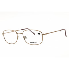 Flexon Men's Eyeglasses - Coffee Metal Oval Shape Full Rim Frame | AUTOFLEX 47 218