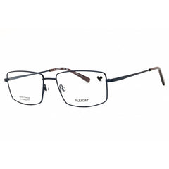 Flexon Men's Eyeglasses - Matte Navy Titanium Rectangular Full Rim Frame | H6069N 410