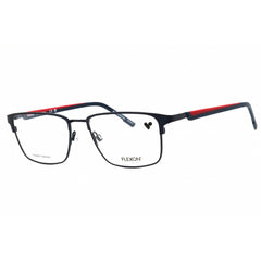 Flexon Men's Eyeglasses - Satin Navy/Red Metal Rectangular Shape Frame | E1154N 419
